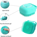 2-in-1 Dog Bathing Brush — Shampoo Dispenser & Massage Brush for Dogs