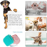 2-in-1 Dog Bathing Brush — Shampoo Dispenser & Massage Brush for Dogs