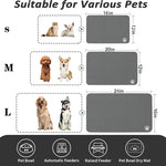 Dog Feeding Mat — Absorbent Non-Slip Placemat for Food & Water Bowls