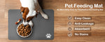 Dog Feeding Mat — Absorbent Non-Slip Placemat for Food & Water Bowls